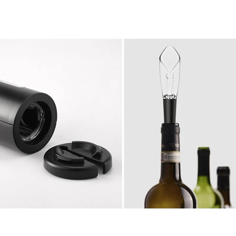 Purism Automatic Electric Wine Openers for Beer USB & Battery Beer Bottle Openers Corkscrew Wine Beer Cap Opener Kitchen Accessories