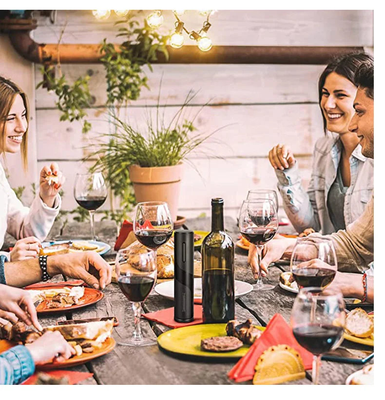 Purism Automatic Electric Wine Openers for Beer USB & Battery Beer Bottle Openers Corkscrew Wine Beer Cap Opener Kitchen Accessories