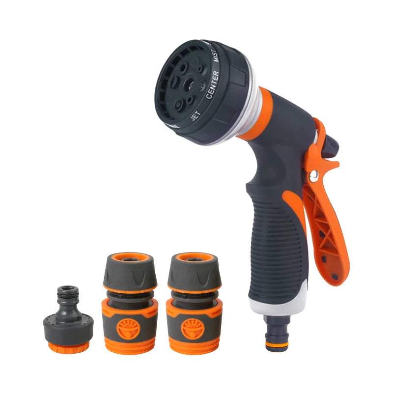 Purism Watering Gun Garden 8 Modes High Pressure Sprayer Adjustable Irrigation Watering Nozzle for Plant Lawn Yard Watering Sprinkler