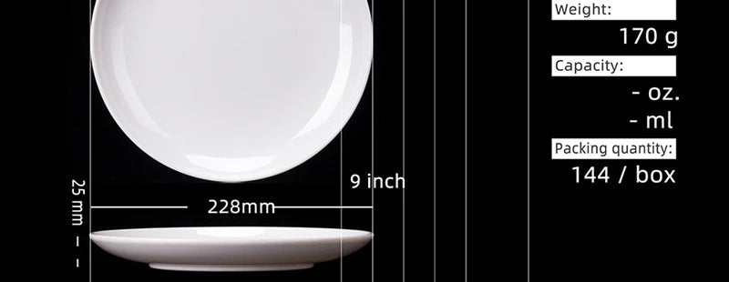 Purism 8-14 Inch Round White Melamine Dinner Plate Hotel Western Steak Trays Dessert Bone TablewareDishes Plastic Imitation Porcelain