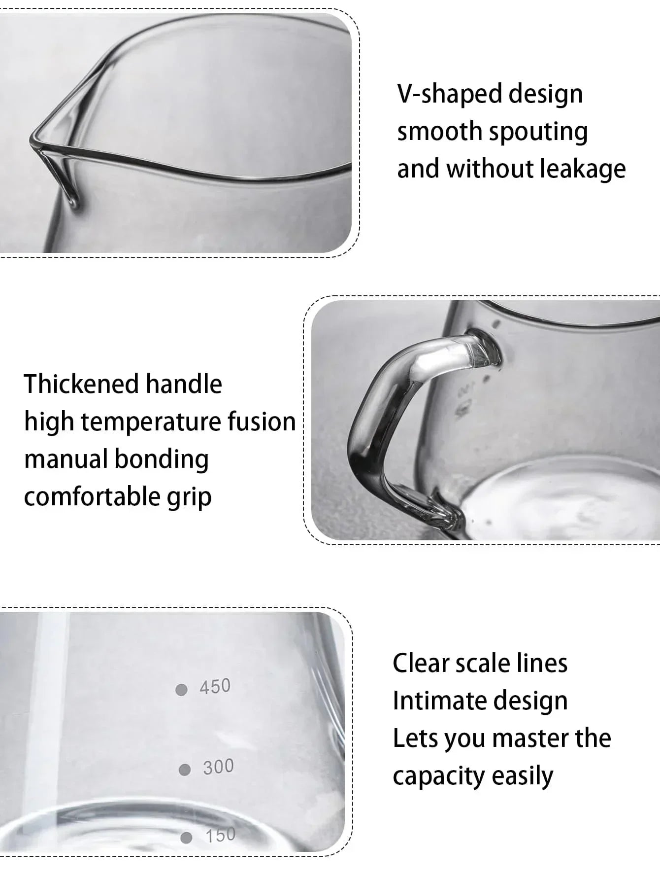 Daddy's Choice  Punana 600ml Pour Over Coffee Maker Set Glass Carafe Coffee with Glass Coffee Filter Drip Coffee Maker Set for Home or Office