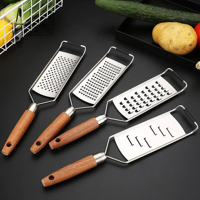 Daddy's Choice Stainless Steel Handheld Grater Multi-Purpose Kitchen Food Chopper Forslicer Potato Grater for Cucumber Radish Fruit Vegetable