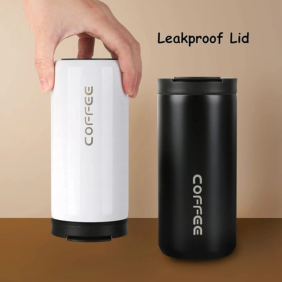 Purism 400ML Stainless Steel Coffee Thermos Bottle Thermal Mug Leakproof Car Vacuum Flasks Coffee Cup Travel Portable Insulated Bottles