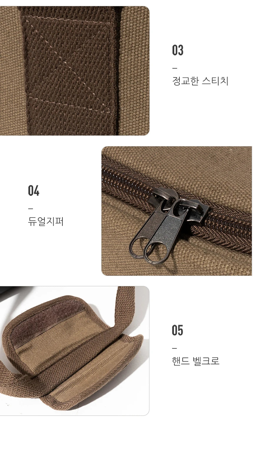 MOBI GARDEN Camping Equipment Storage Bag Outdoor Tool Pack Miscellaneous Storage Bag Large Capacity Handheld Storage Box Portable and Foldable