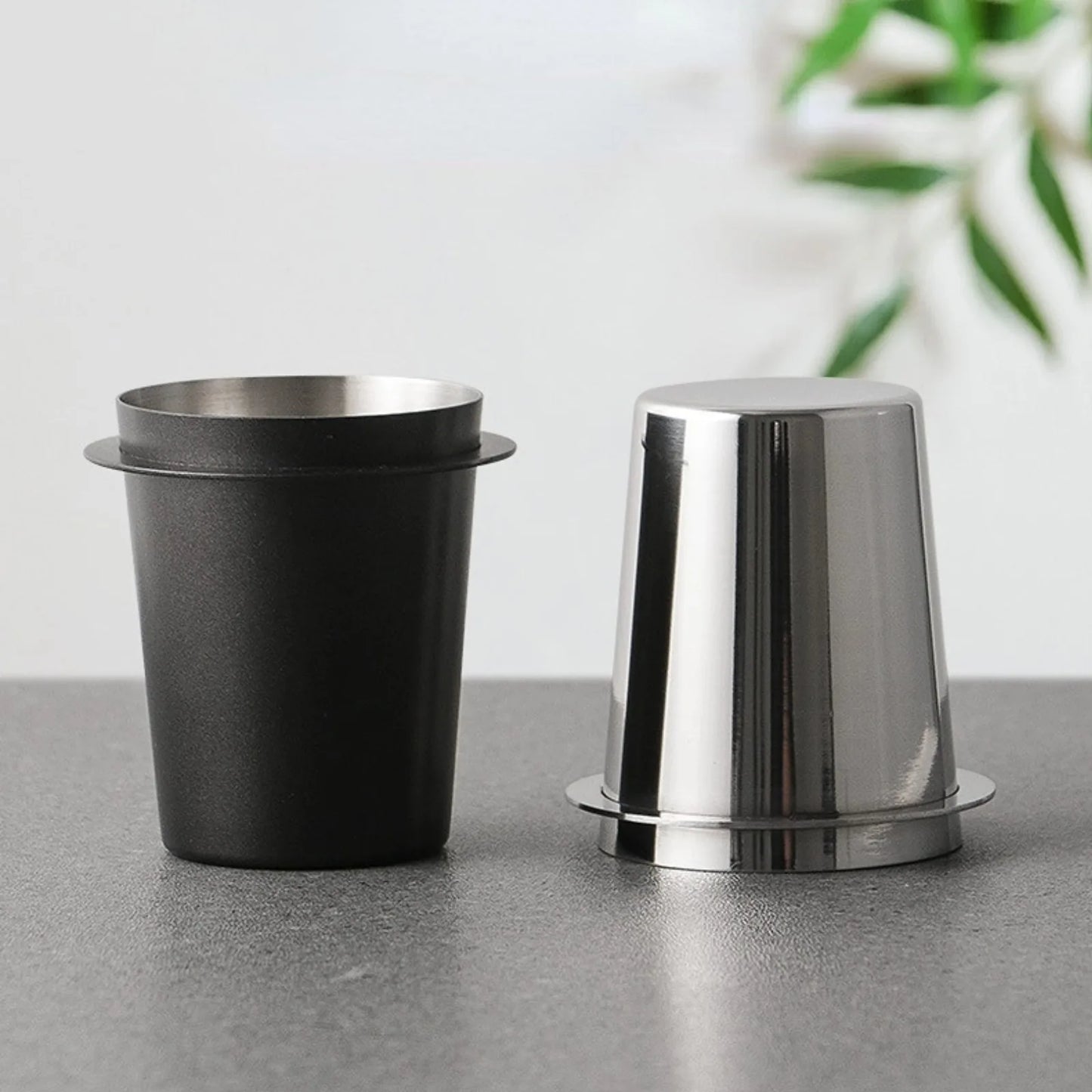Purism Coffee Dosing Cup Sniffing Mug for Espresso Machine Wear Resistant Stainless Steel Coffee Dosing Cup Drop Shipping 58/53/51mm