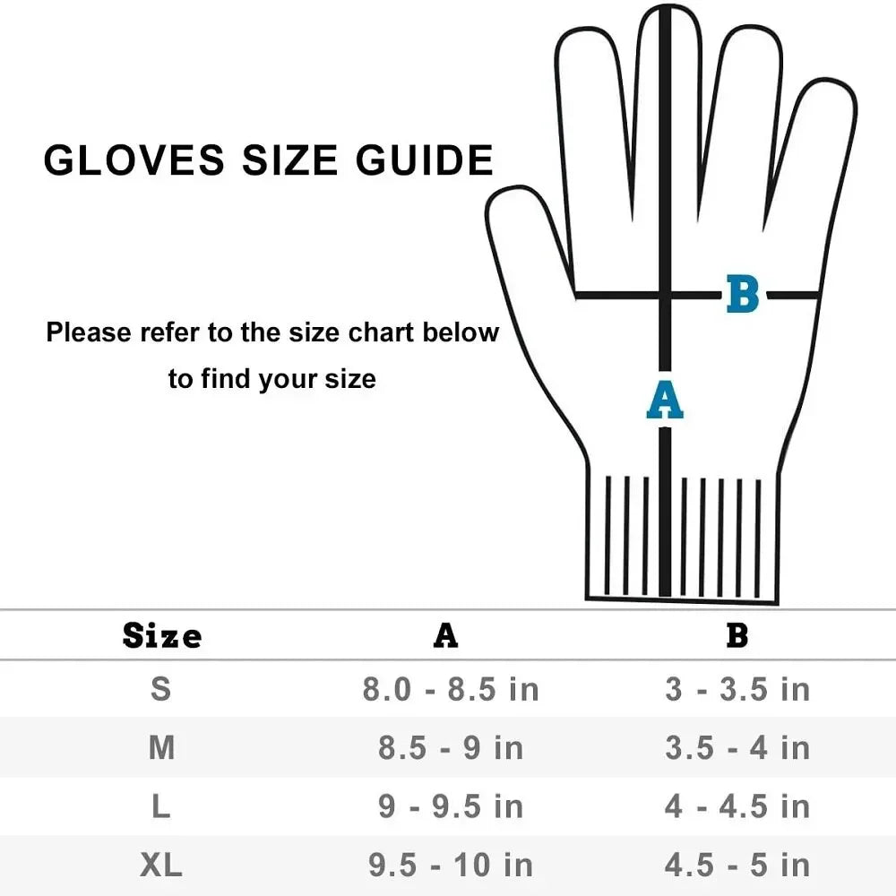 Daddy's Choice Grade 5 Cut Resistant Gloves Kitchen HPPE Scratch Resistant Glass Cutting Safety Protection for Gardeners