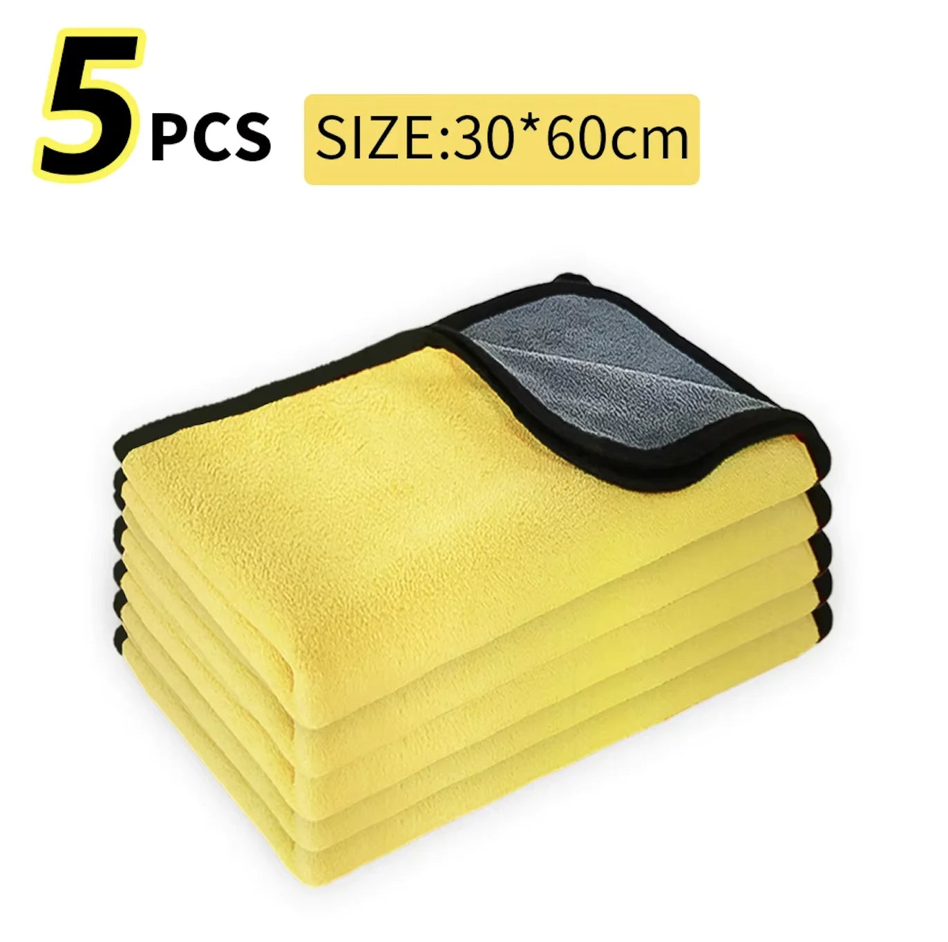Purism 10Pcs Car Wash Microfiber Towel 30x30CM Car Cleaning Drying Cloth Hemming Car Care Cloth Detailing Car Wash Towel  Kitchen Towel