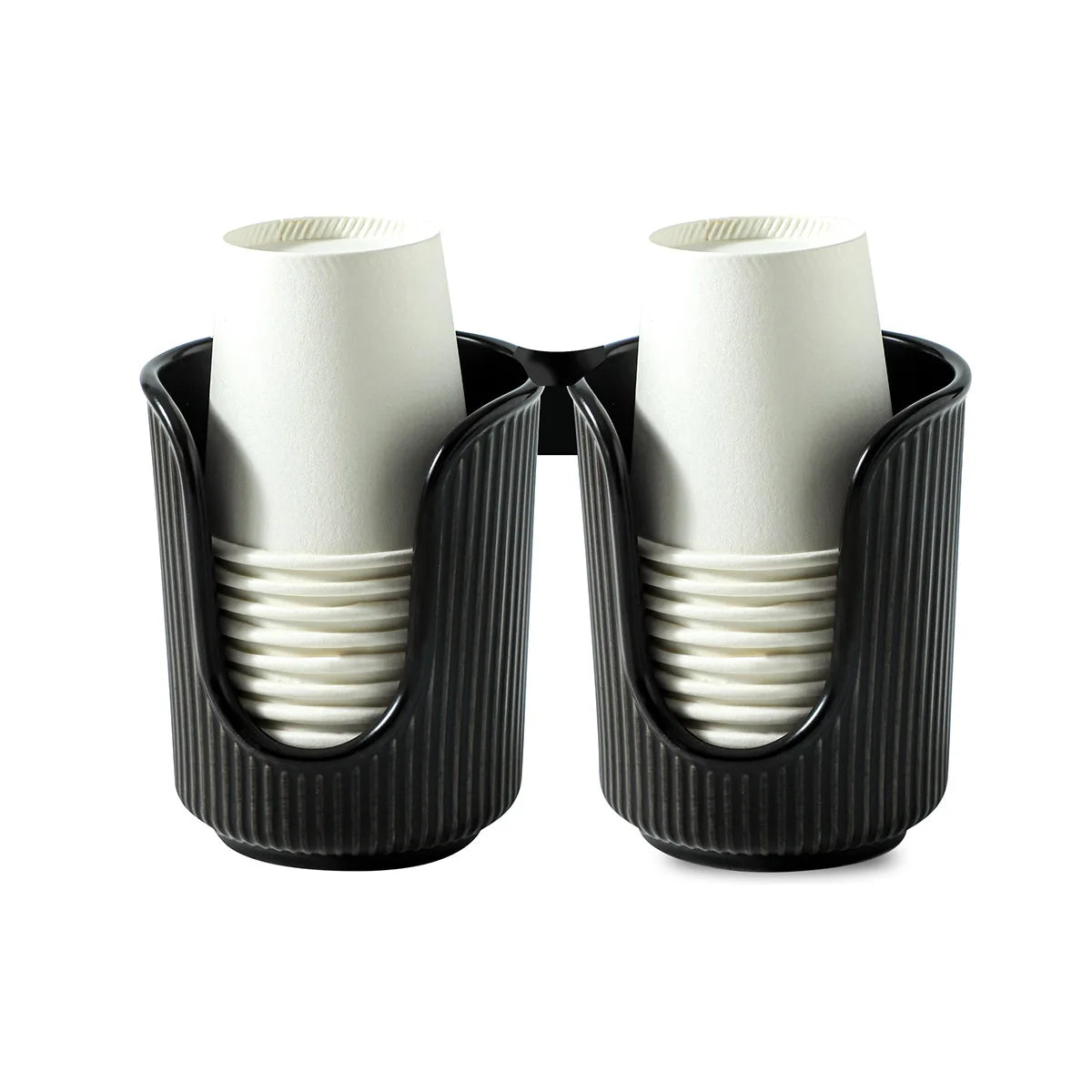 Daddy's Choice Disposable Paper Cup Holder Luxury Simple Space Save Plastic Multi-functional Desktop Cup Sorting Storage Rack Home Organizer