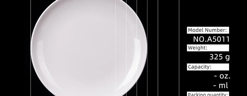 Purism 8-14 Inch Round White Melamine Dinner Plate Hotel Western Steak Trays Dessert Bone TablewareDishes Plastic Imitation Porcelain