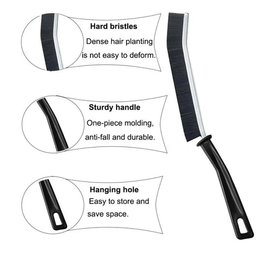 Daddy's Choice  3-6Pcs Crevice Cleaning Brush Durables Car Kitchen Tile Grout Dead End Bristle Cleaning Brush Bedroom Floor Line Cleaning Brushe