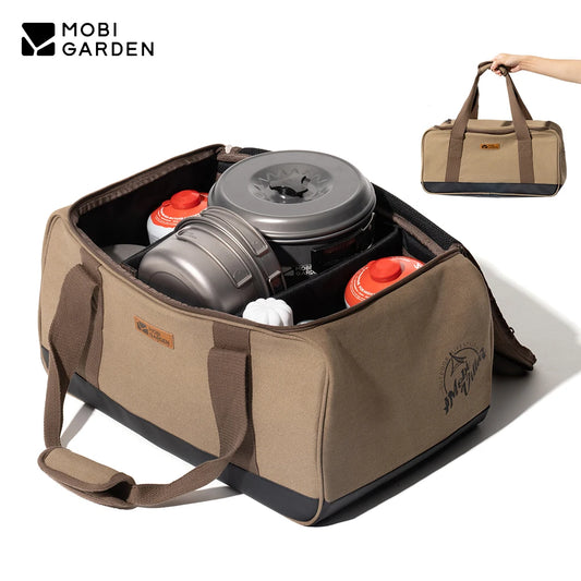 MOBI GARDEN Camping Equipment Storage Bag Outdoor Tool Pack Miscellaneous Storage Bag Large Capacity Handheld Storage Box Portable and Foldable