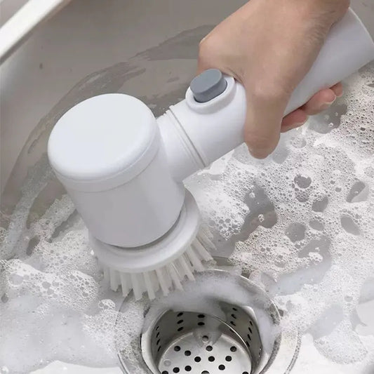 Daddy's Choice  Multi-functional Electric Cleaning Brush for Kitchen and Bathroom - Wireless Handheld Power Scrubber for Dishes, Pots, and Pans