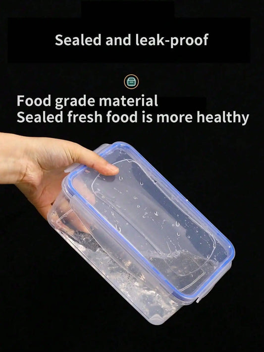 Daddy's Choice Sealed rectangular refrigerator storage box with lid Plastic crisper microwave heating lunch box with lid office workers