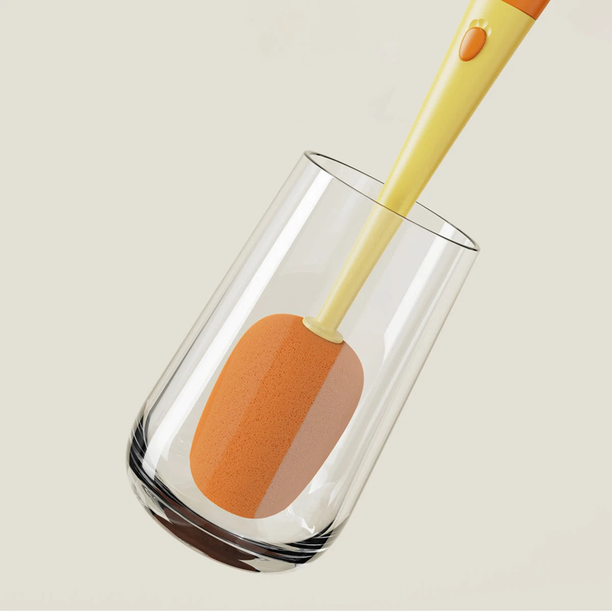 Purism 3 in 1 Multifunctional Household Cleaning Brush Carrot Long Handle Cup Scrubber Useful Things For Kitchen Accessories