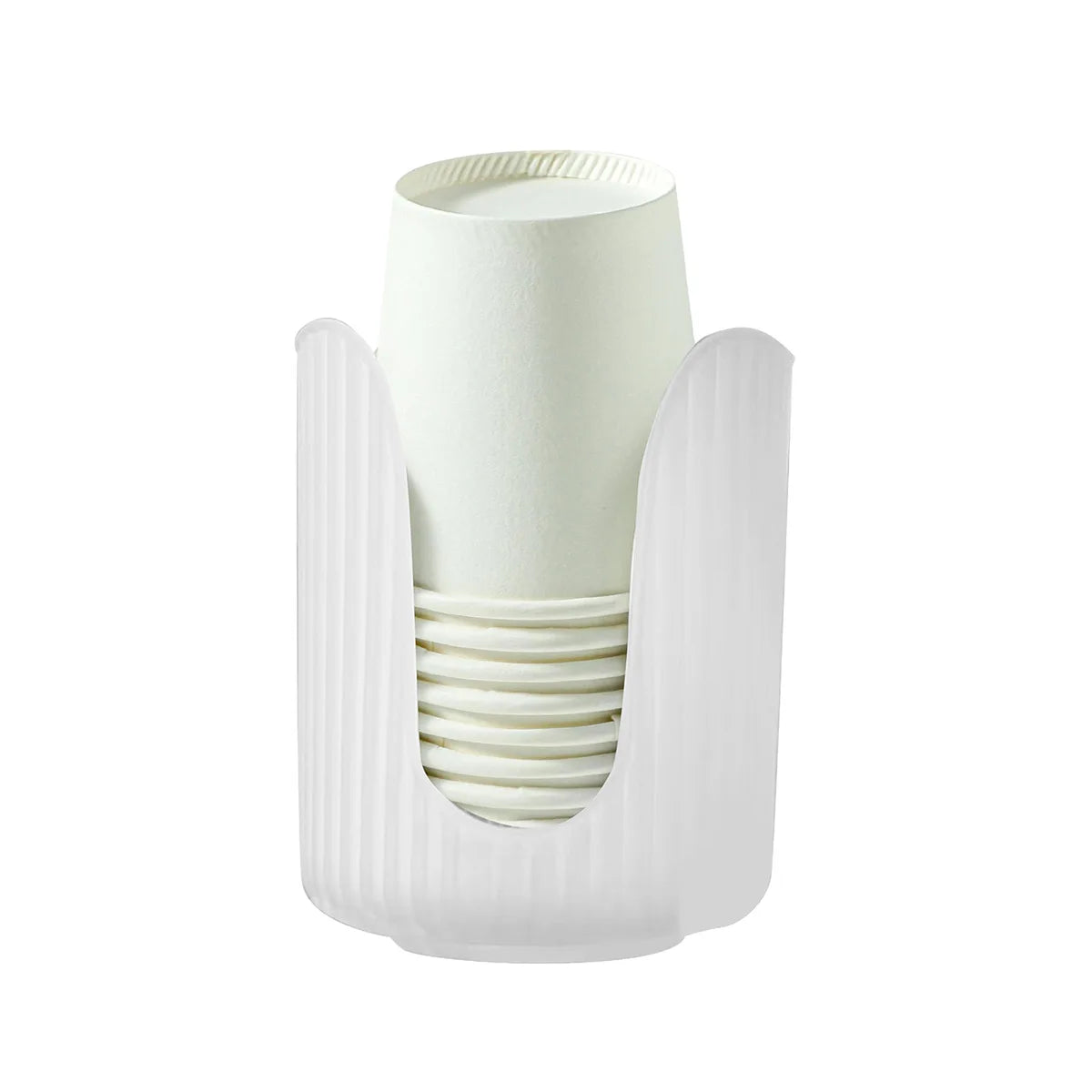 Daddy's Choice Disposable Paper Cup Holder Luxury Simple Space Save Plastic Multi-functional Desktop Cup Sorting Storage Rack Home Organizer