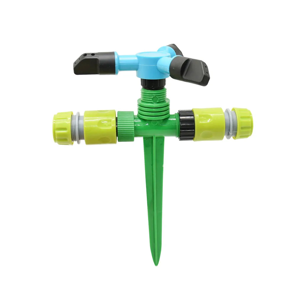 Purism 360 Degree Rotating Sprinklers Nozzles With 1/2'' Thread Plastic Spike Garden Lawn Farm Irrigation Watering Sprinklers