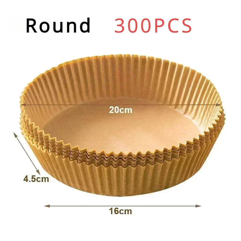 Daddy's Choice 50/100pcs Special Paper for Air Fryer Silicone Oil Paper Oil Absorbing Paper Special Paper Pad for Food Household Paper Plate