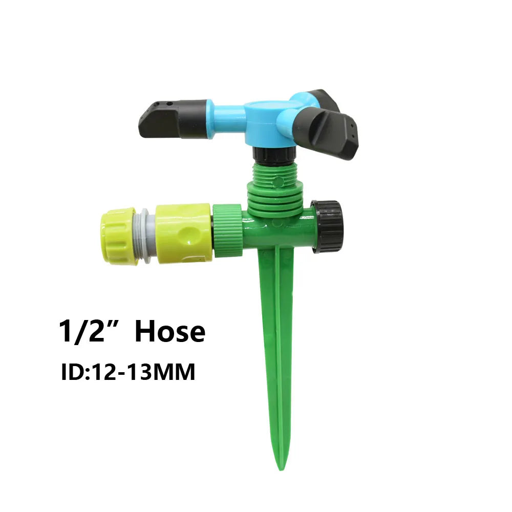Purism 360 Degree Rotating Sprinklers Nozzles With 1/2'' Thread Plastic Spike Garden Lawn Farm Irrigation Watering Sprinklers