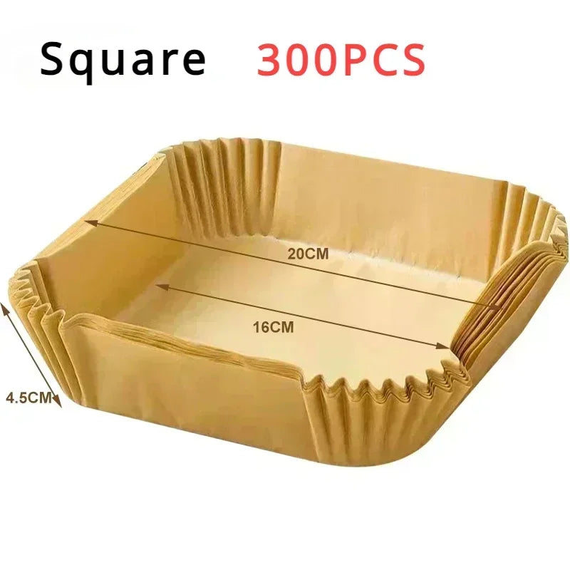 Daddy's Choice 50/100pcs Special Paper for Air Fryer Silicone Oil Paper Oil Absorbing Paper Special Paper Pad for Food Household Paper Plate