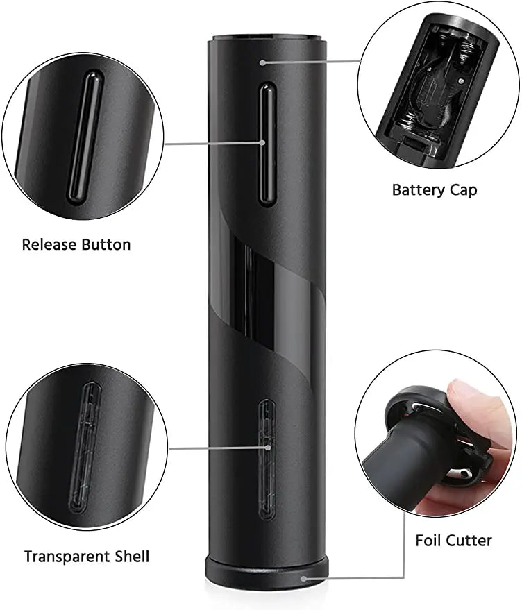 Purism Automatic Electric Wine Openers for Beer USB & Battery Beer Bottle Openers Corkscrew Wine Beer Cap Opener Kitchen Accessories