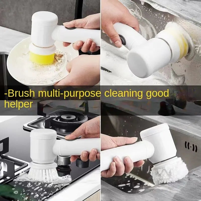 Daddy's Choice  Multi-functional Electric Cleaning Brush for Kitchen and Bathroom - Wireless Handheld Power Scrubber for Dishes, Pots, and Pans