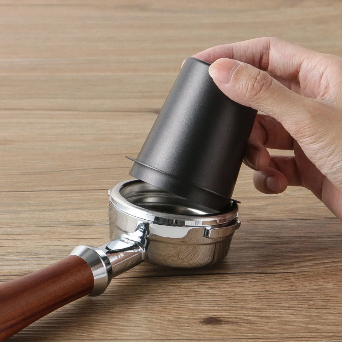 Purism Coffee Dosing Cup Sniffing Mug for Espresso Machine Wear Resistant Stainless Steel Coffee Dosing Cup Drop Shipping 58/53/51mm