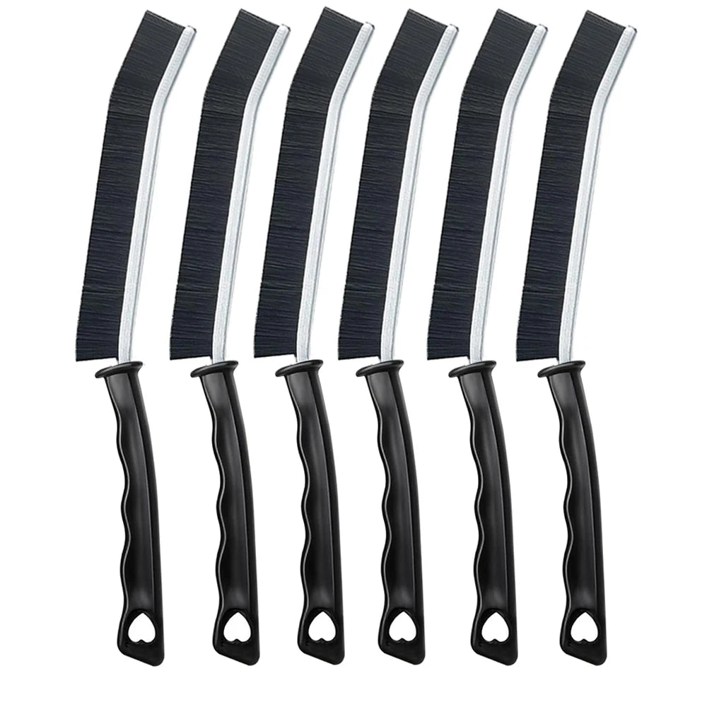 Daddy's Choice  3-6Pcs Crevice Cleaning Brush Durables Car Kitchen Tile Grout Dead End Bristle Cleaning Brush Bedroom Floor Line Cleaning Brushe