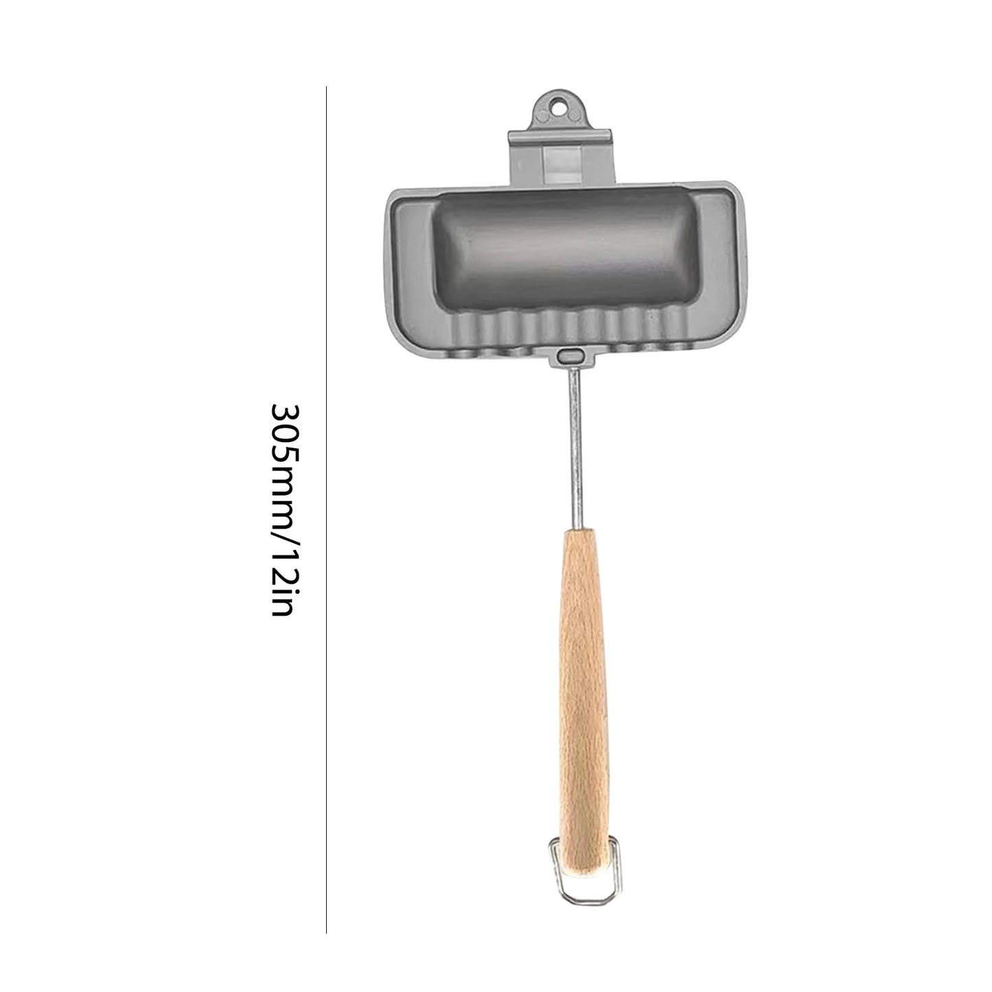 Purism Double Side Bread Frying Pan Non Stick Barbecue Plate Sandwich Toaster Mold Heat-resistant Toastie Waffle Pancake Kitchen Tools