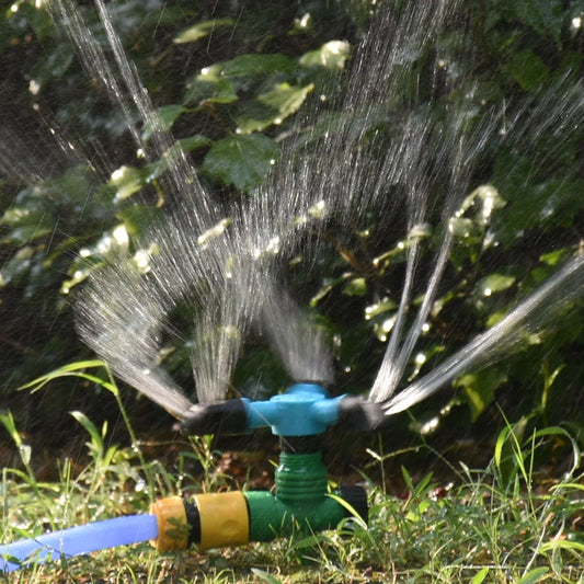 Purism 360 Degree Rotating Sprinklers Nozzles With 1/2'' Thread Plastic Spike Garden Lawn Farm Irrigation Watering Sprinklers