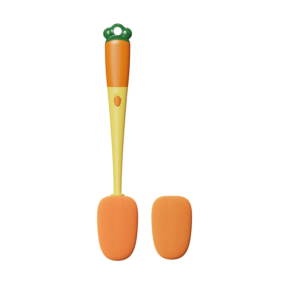 Purism 3 in 1 Multifunctional Household Cleaning Brush Carrot Long Handle Cup Scrubber Useful Things For Kitchen Accessories