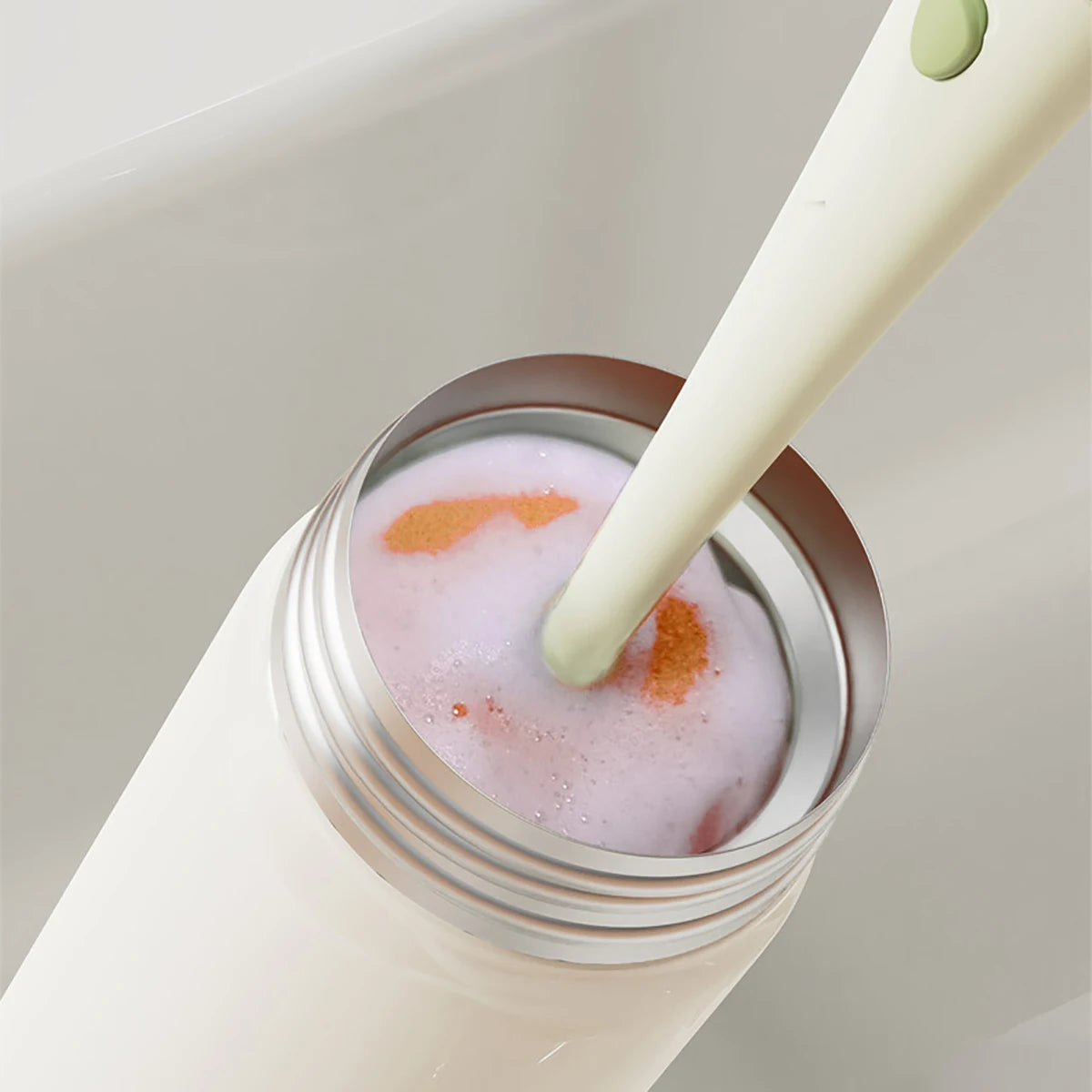 Purism 3 in 1 Multifunctional Household Cleaning Brush Carrot Long Handle Cup Scrubber Useful Things For Kitchen Accessories